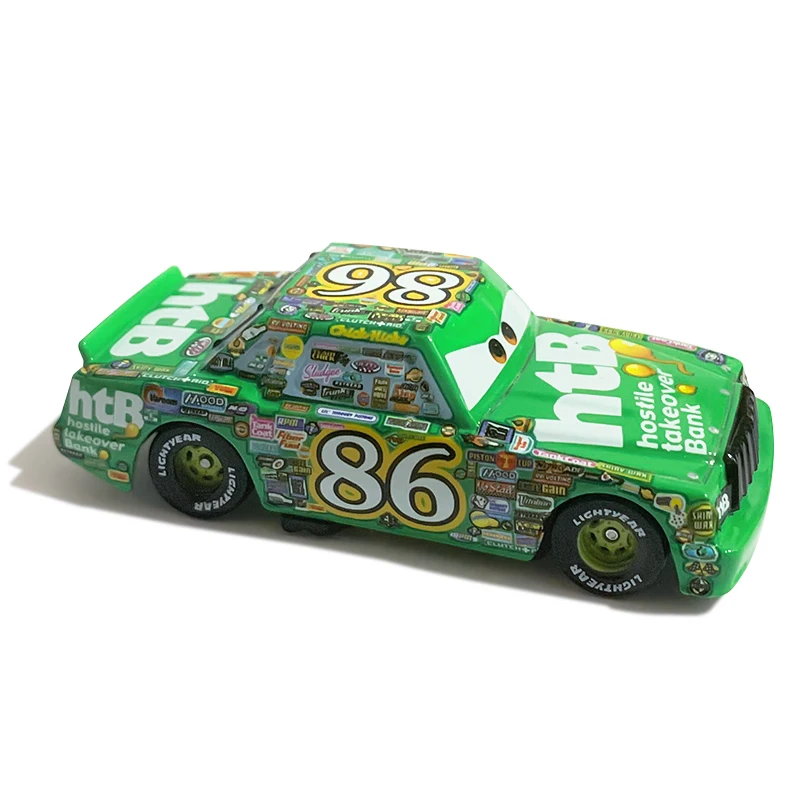 Pixar Cars Model Toy Headset Road Bully Anime Figure Storm Jackson Racing Lightning McQueen Die Cast Alloy Child Gift Toy