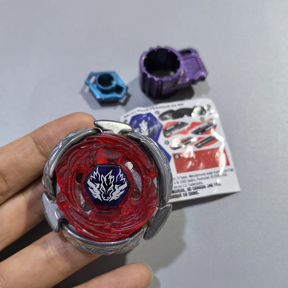 Takara Tomy Metal Fury BB121 Wing Pegasus 90WF Authentic Spinning Top with Stickers & Parts Classic Retro Gyro Gift for Kids Boy