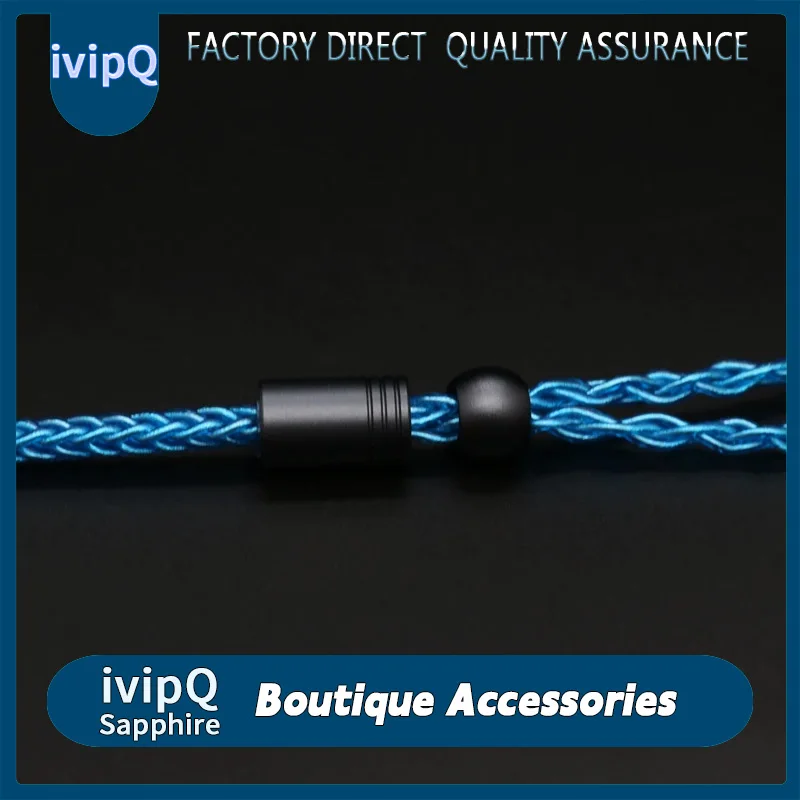 ivipQ 8 Core 6N OCC and Silver Plated Earphone Upgrade Cable With 2.5/3.5/4.4mm MMCX/NX7 Pro/QDC/0.78mm 2PIN For C12 N5005 IE900