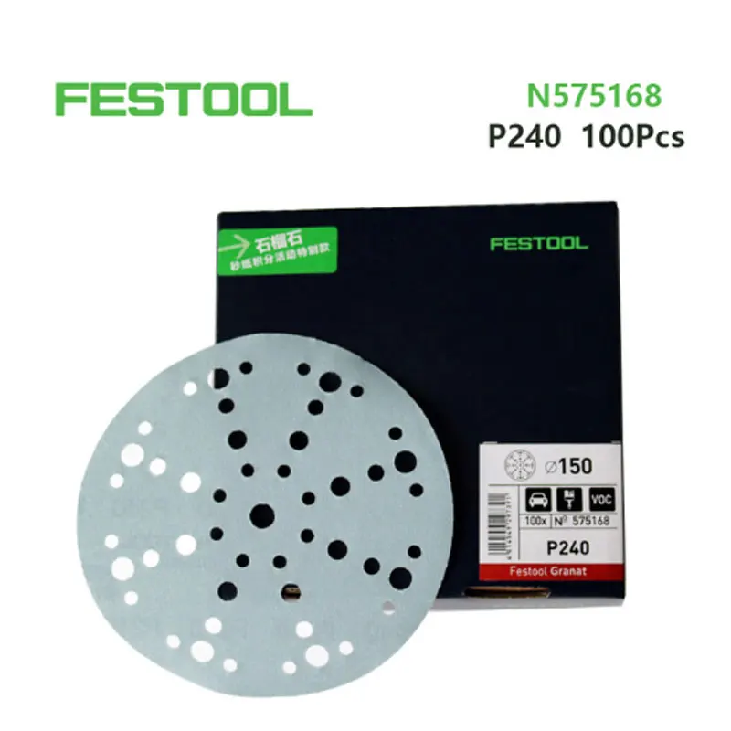 Alemanha festool lixa seca 6 Polegada 17 buraco/48 buraco disco automotivo reunindo automotivo reparação veículo lixa abrasiva