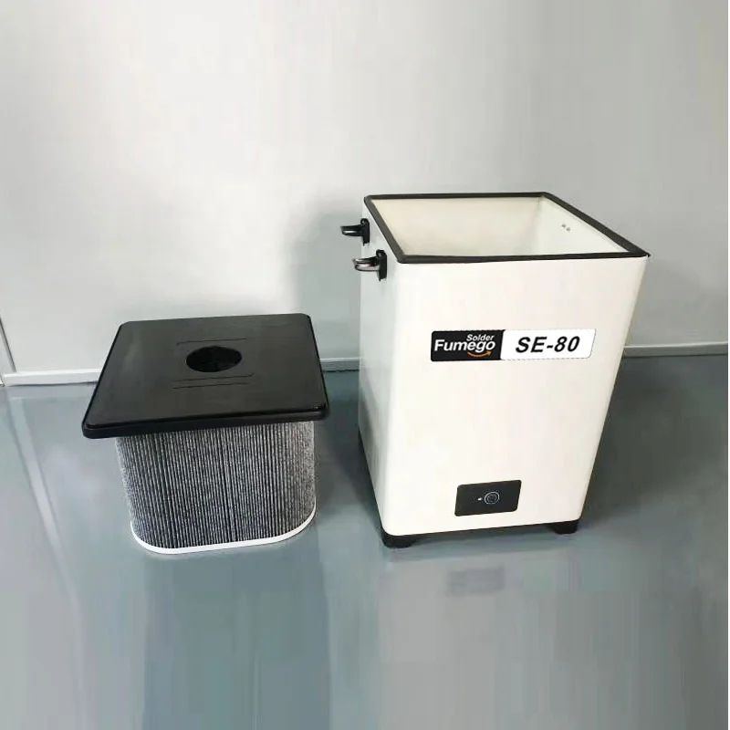 Economic Version New Design Solder Fume Extractor With Removable Wheels Air Cleaning Equipment