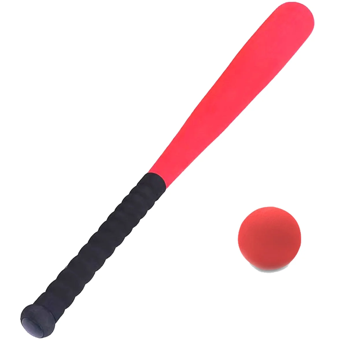 Hot sale Baseball Bat Ball Set 64cm Funny Games Kids Bat for Adults Kids Light Baseball Bat with Training Ball Red