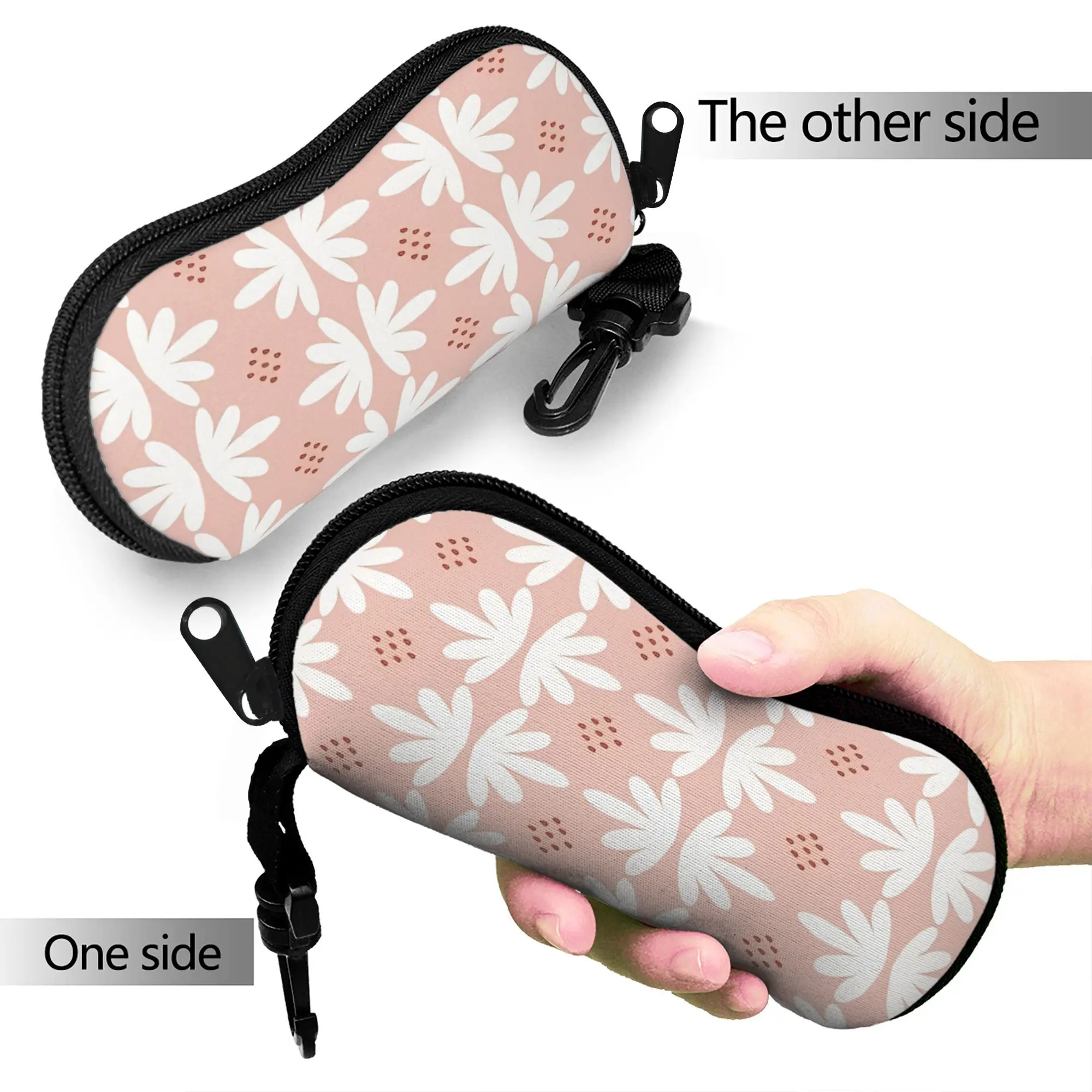 Bohemian  pattern Glasses Case Cover Male Female  Sunglasses Case Soft Original Eyewear Storage Convenient Eyeglass Protector
