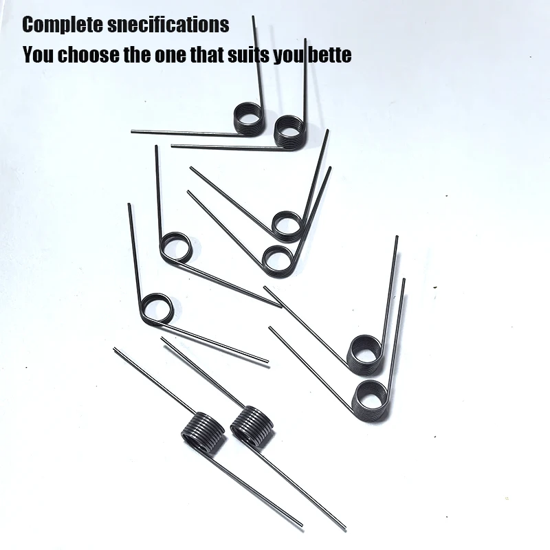 Drahtdurchmesser 1,4 mm, V-förmige Federn mit Torsionsfedern, Miniatur-Torsionsfedern, Rückholfedern 60 ° /90 ° /120 ° /180 ° – Detail 2
