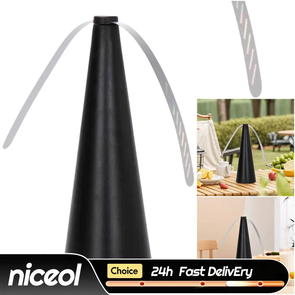 2 Stück Fliegenabwehr-Ventilator, Tischventilator, tragbarer Outdoor-Picknick-Ventilator, Insektenventilator für Picknick, Restaurant, Party, Zuhause, Grillen