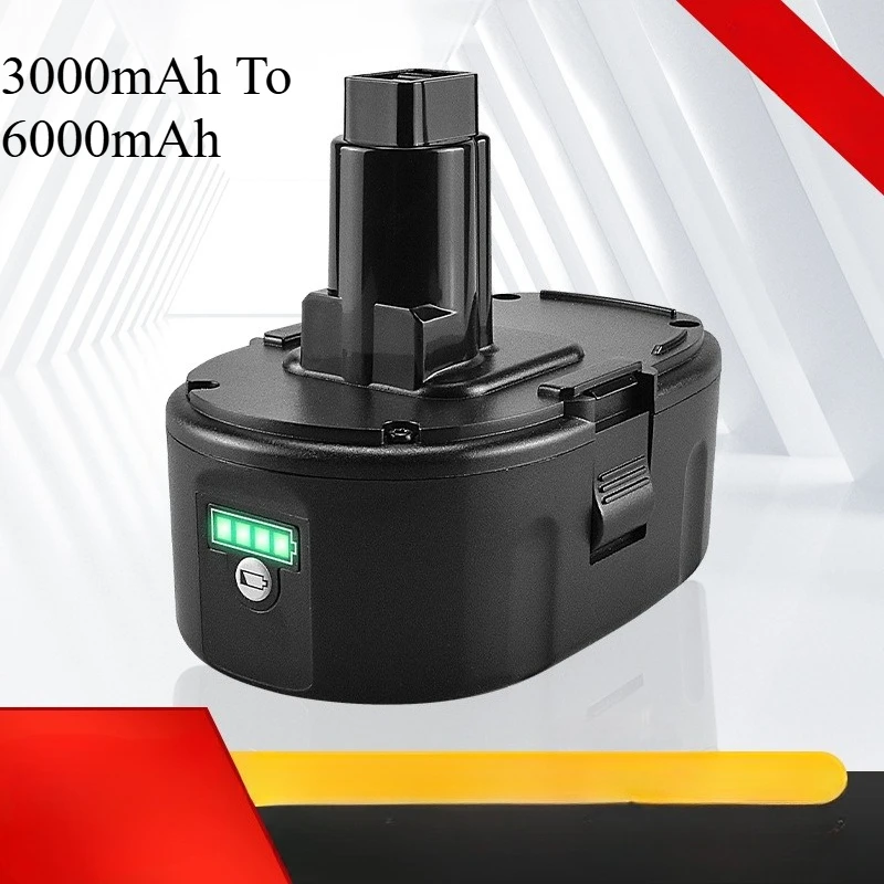 

Аккумулятор для электроинструментов 18В 6000мАч DC9096 DC9180 DC9181 DC9182, сменный литий-ионный аккумулятор 5000мАч 4000мАч для инструментов