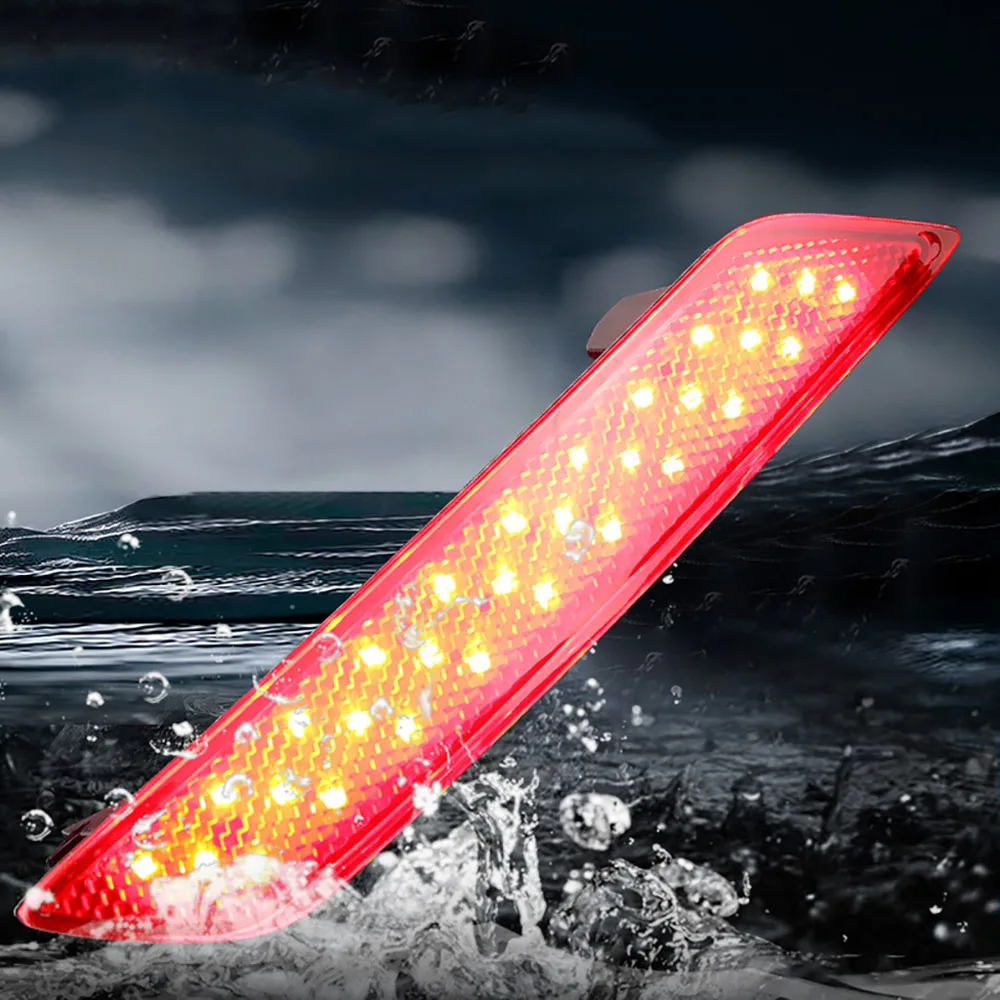 

LED Bumper Reflector Brake Tail Turn Signal Lights for Honda Civic Sedan 2013-2015