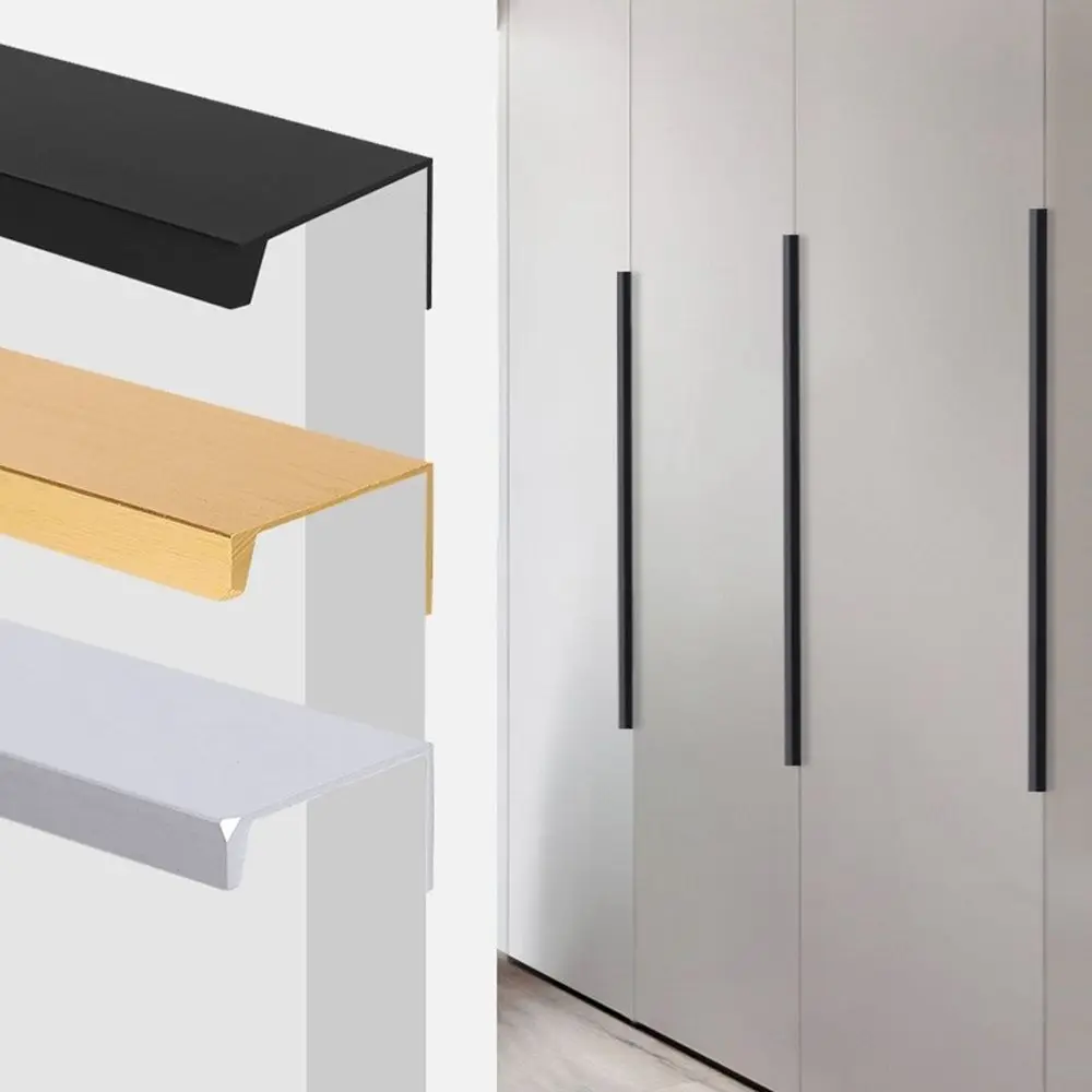Hidden Furniture Drawer Pull Kitchen Cupboard Cupboard Handles Furniture Handle Furniture Hardware Drawer Knobs Cabinet Pulls