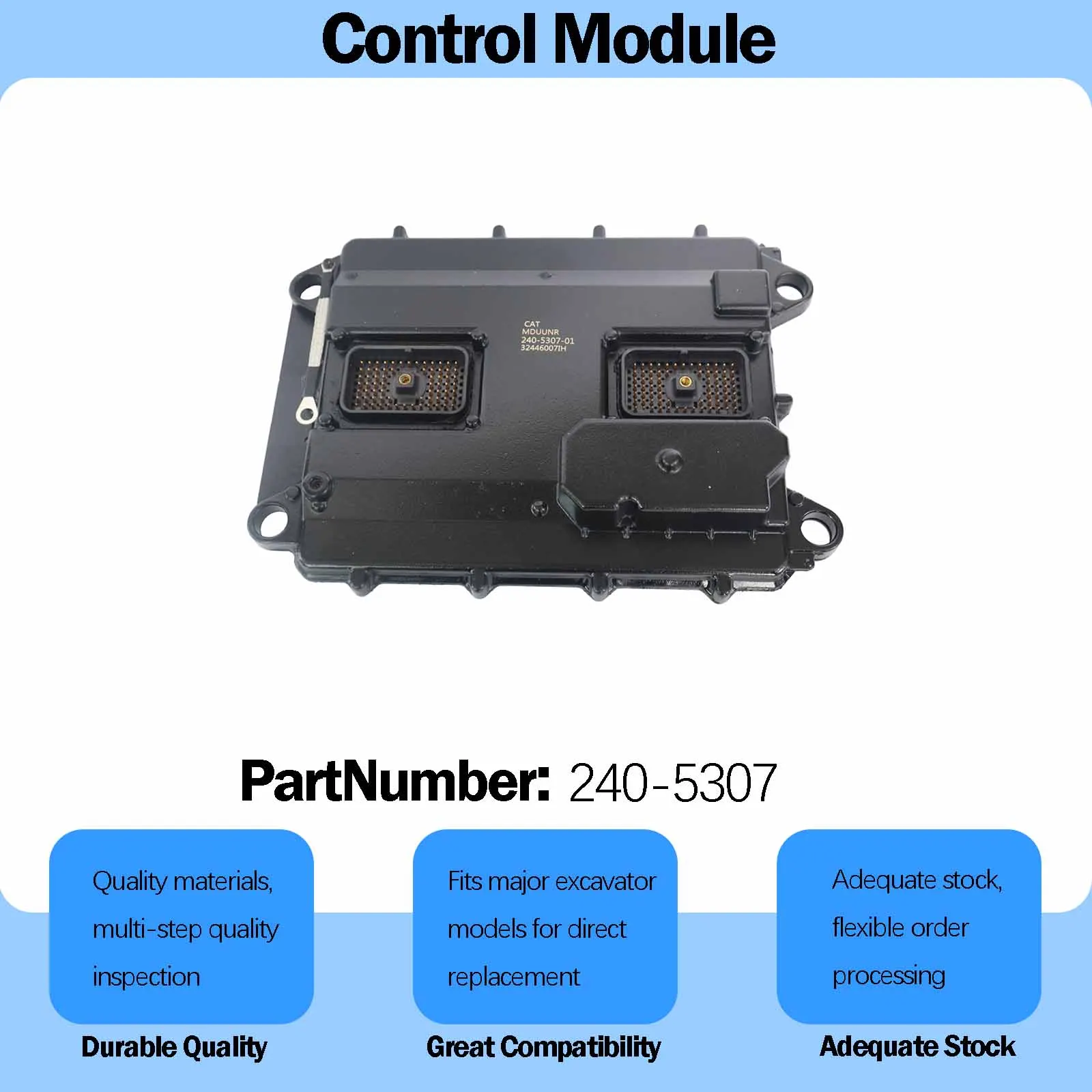 2405307 ECM Electronic Control Module Programmed For Caterpillar CAT IT62G II IT38G II Integrated Toolcarrier