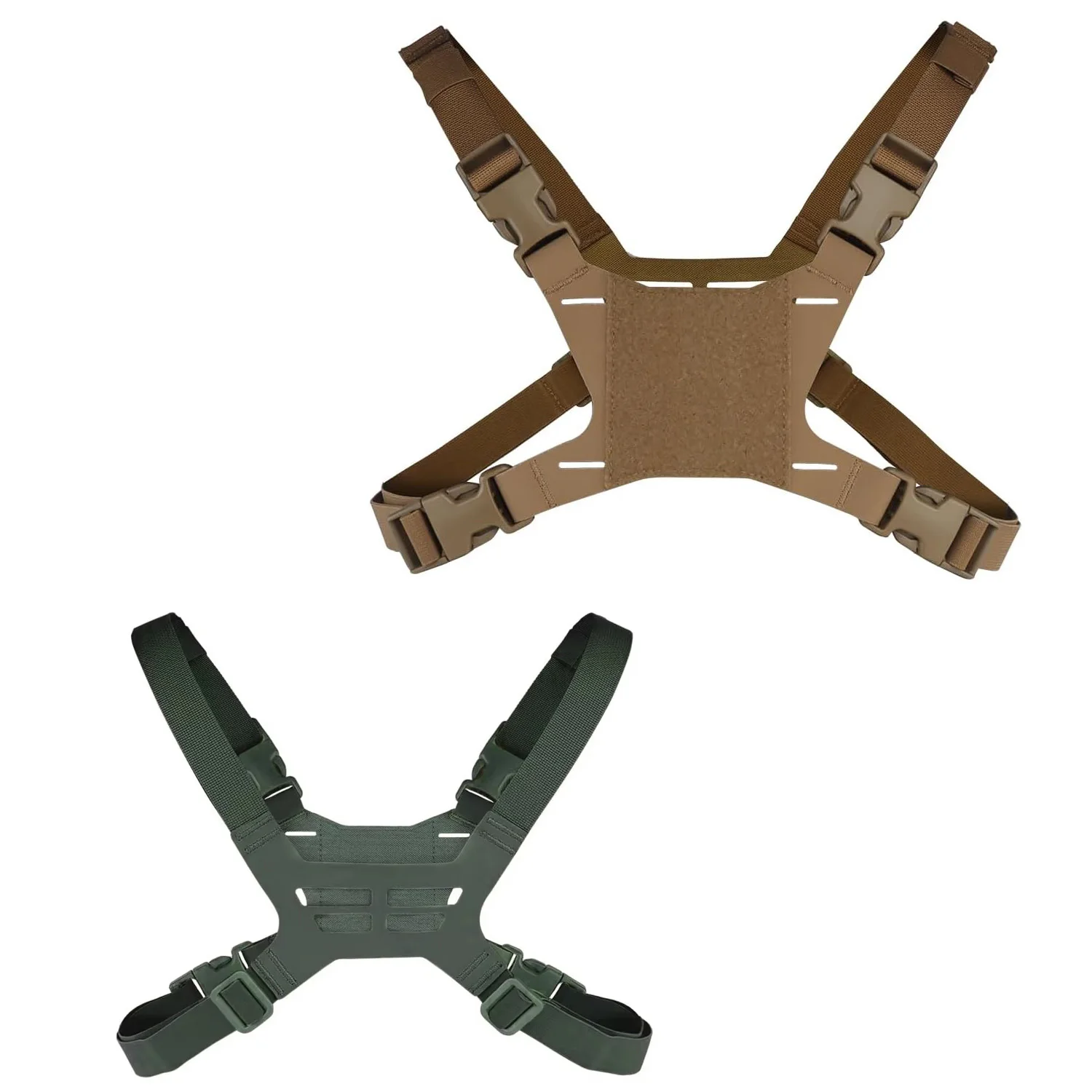Tactical Vest Chest Mount Harness Strap Phone Navigation Holder Fixing Cellphone Bracket Fix Adjustable Portable