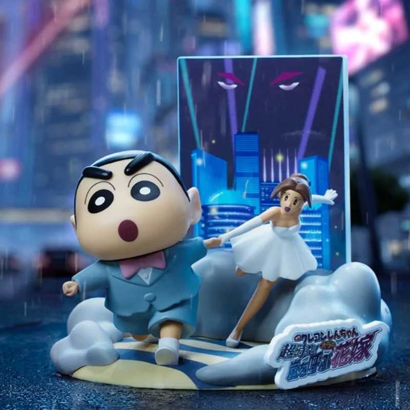 

Genuine 52toys Crayon Shin-Chan Classic Movie Moments Series Blind Box Desktop Ornament Mysterious Box Surprise Xmax Toy Gifts