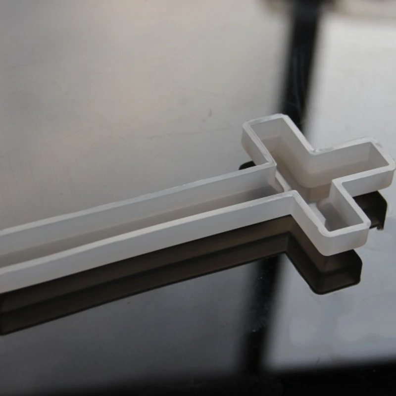 Große Silikon-Kreuze-Form für Kunst, Seife, Kerzen, Basteln, Heimdekoration, Geschenk, einfach zu verwenden, Anfängerfreundlich – Detail 1