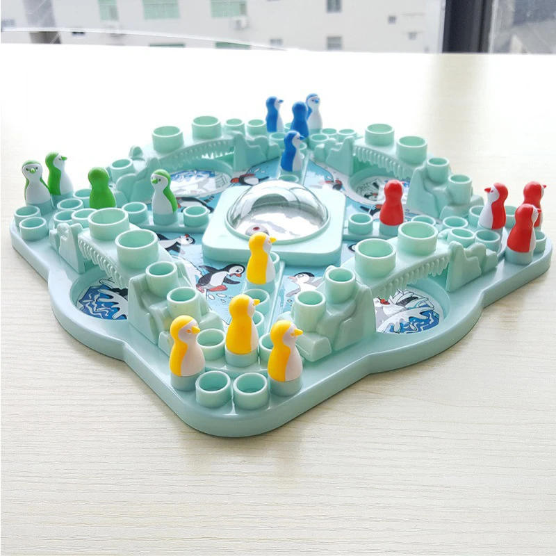 Family Competition Game POP N\'drop Penguins Toys Board Chess Parent-Kid Funny Game Puzzle Education Classic Desk Toys