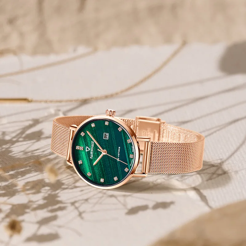 Mark Fairwhale Elegant Quartz Watches For Women Waterproof Ladies Watch High Quality Stainless Steel Woman's Fashion Wristwatch
