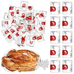 50pcs Kitchen Roast Bags Microwave Oven Toast Bag High Temperature Cook Bags Oasting Turkey Bag For Cooking Grilling Food