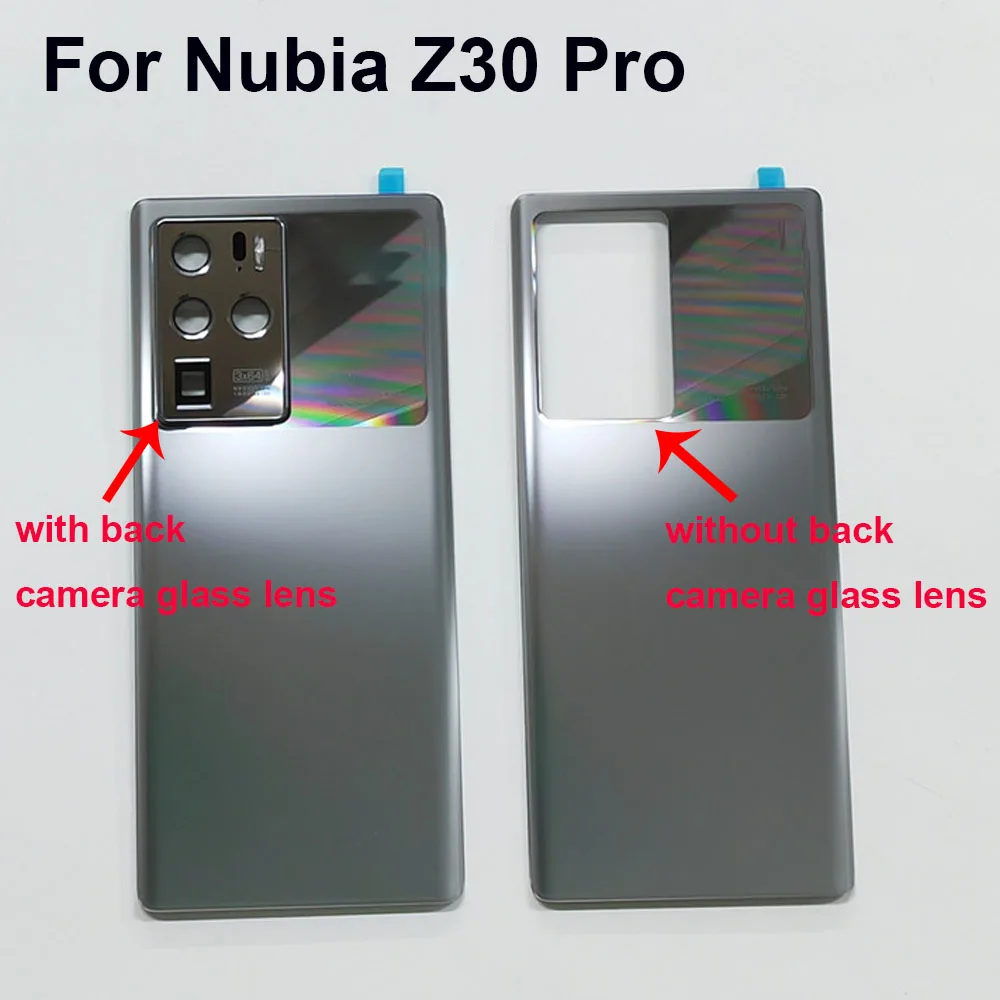 For Nubia Z30 Pro Battery Back Cover Glass Door Housing Protection Back Case Durable Replacement Rear Cover