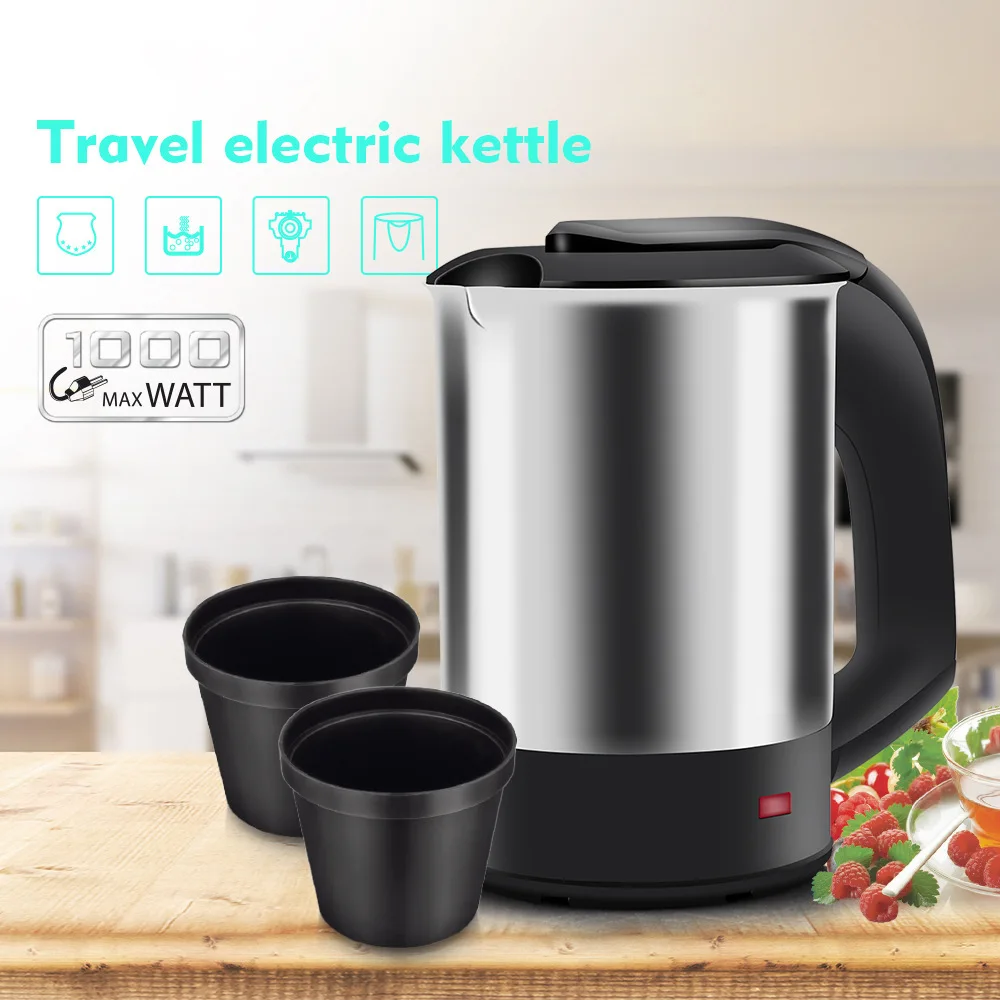 0.5L Small Stainles Steel Electric Kettle Electric kettle/kettle Automatically Power off 1000W