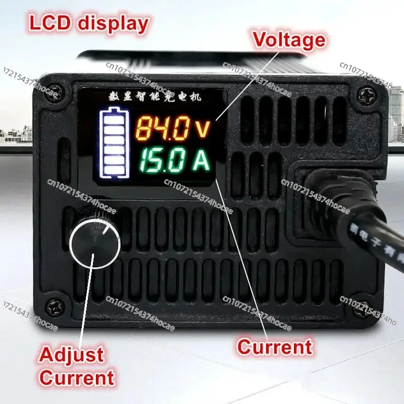 

2A8A10A12A20A Регулирующее зарядное устройство 48 В 60 В 72 В Carregador 54,6 В 58,4 В 67,2 В 73 В 84 В 87,6 В Lipo Lifepo4 Литий-ионный аккумулятор 13S 16S 20S