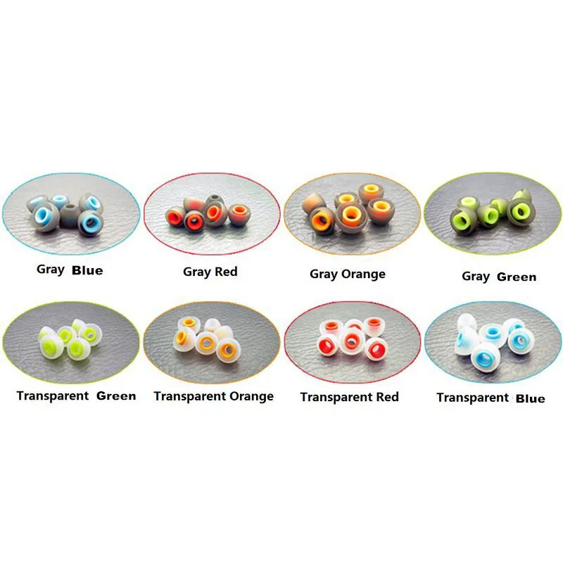 سماعات أذن سيليكون عالمية لسماعات الأذن ، بديلة ناعمة ، عالية الجودة ، ودادات IEM ، مناسبة لـ-من من من من من من-من-من ، 3 أزواج ، S ، M ، L