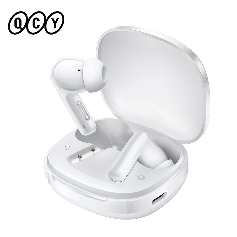 QCY T13 Pro BH26HT23A -50dB Adaptieve ANC Oordopjes Bluetooth 6.0 Multipoint Verbinding Oortelefoons 6 Microfoons 47U Transparantiemodus