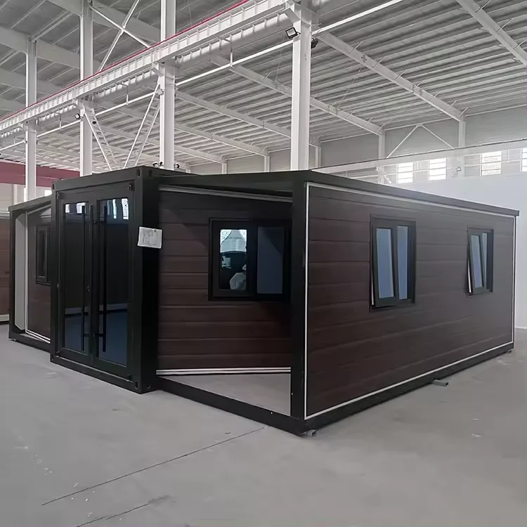 foldable and expanded container house fast assembly box expandable prefab luxury prefab villa house