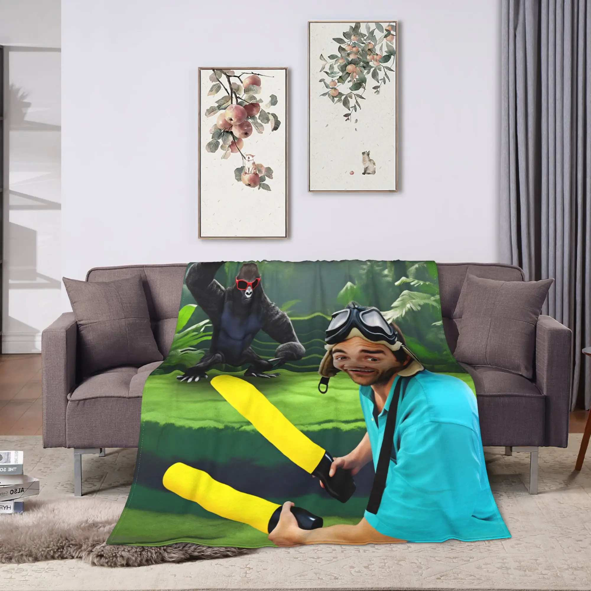 Dannys Go Blankets Spring  Soft Throw Blanket For Kids Adults Living Room Flannel Bedspread Bed Cover