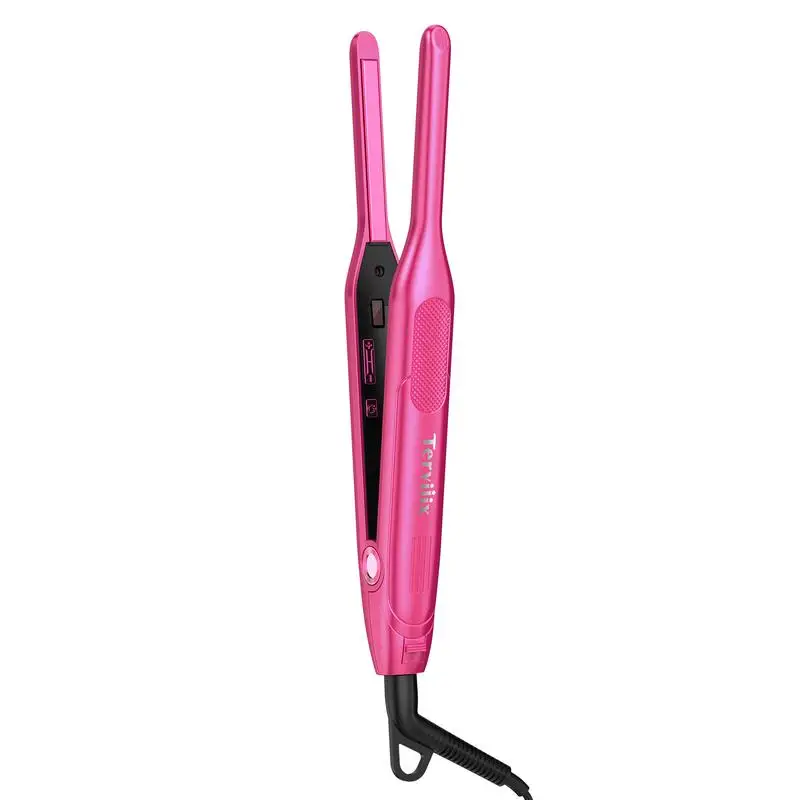 

Terviiix Pencil Flat Iron Smooth Comfort, маленький выпрямитель для волос 3/10 дюймов для коротких волос и краев пикси