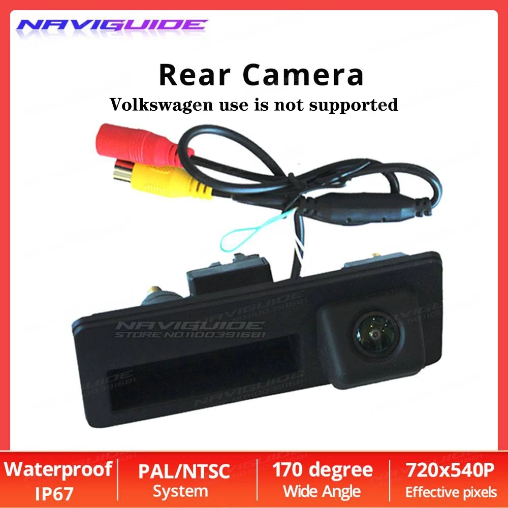 NAVIGUIDE AHD 1920*1080P Car Rear Camera For Audi A4 B8 Q3 Q5 A5 A8 S5 A3 A6 C7 A7 AHD Camera