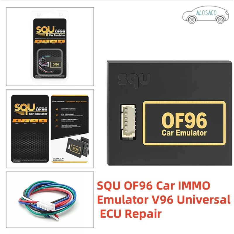 

1 PCS SQU OF96 Universal Car IMMO Emulator Signal Reset Immo Programs Place ESL Diagnostic Seat ECU Tuning Programmer Tool