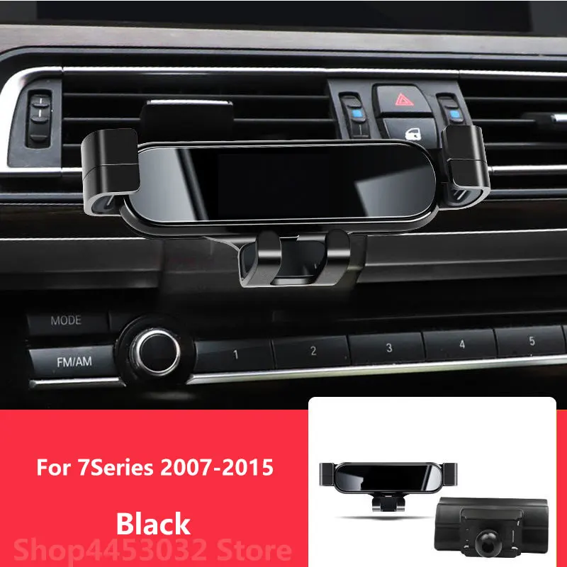 حامل هاتف محمول للسيارة لسلسلة بي دبليو 7 ، G12 ، G11 ، F02 ، F03 ، F04 ، F04 ، 7.5 ، قوس يتصاعد ، حامل نظام تحديد المواقع ، ملحقات دعم قابلة للتدوير #2