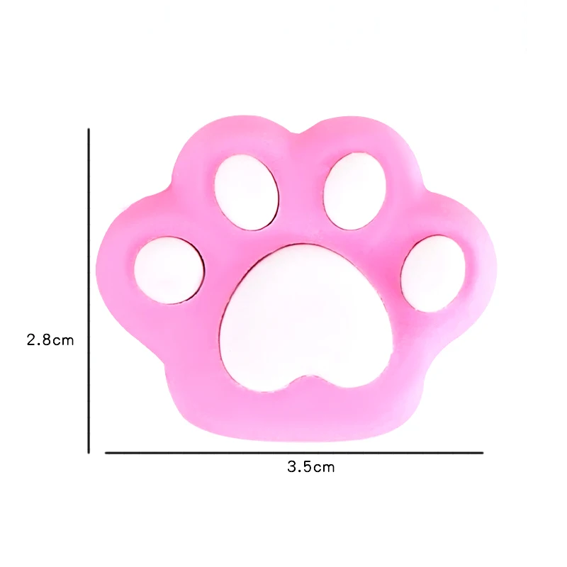 1 Piece Cute Kawaii Color Cat Claw Rubber Eraser Novelty Stationery Office and School Supplies