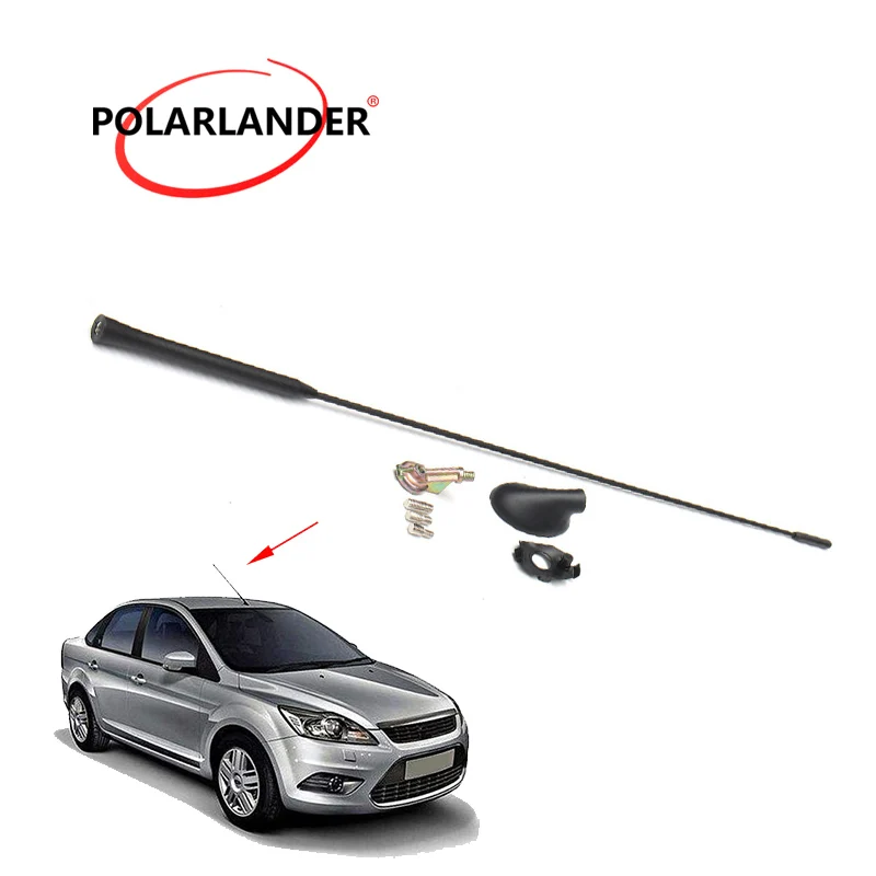 

Черная мачта для антенны на крыше AM/FM с базовым комплектом для Ford Focus 2000-2007, XS8Z18919AA, 54 см