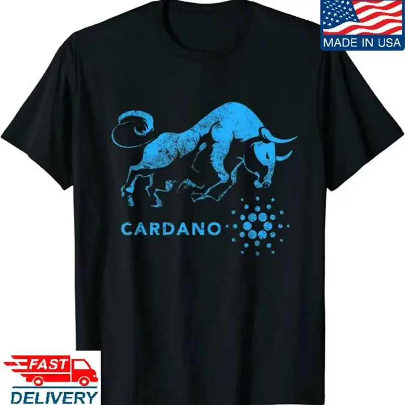 Cardano Crypto Bullrun Ada Token Blockchain Rich Millionaire T Shirt