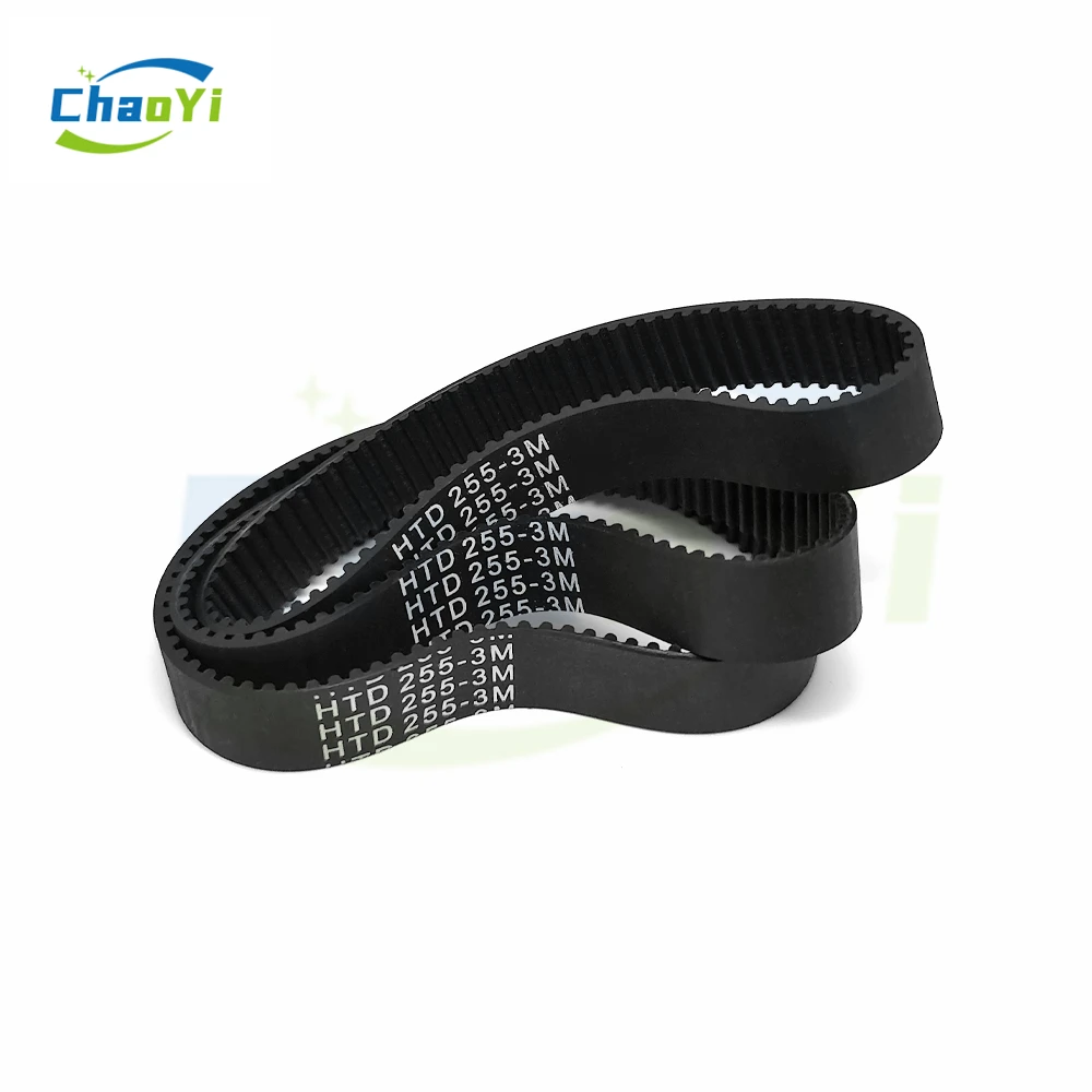 HTD 3M Closed Loop Rubber Timing Belt Pitch Length 192 195 198 201 204 207 210 213 225 228 240mm Width 15mm 3M-201 3M-225 3M-228