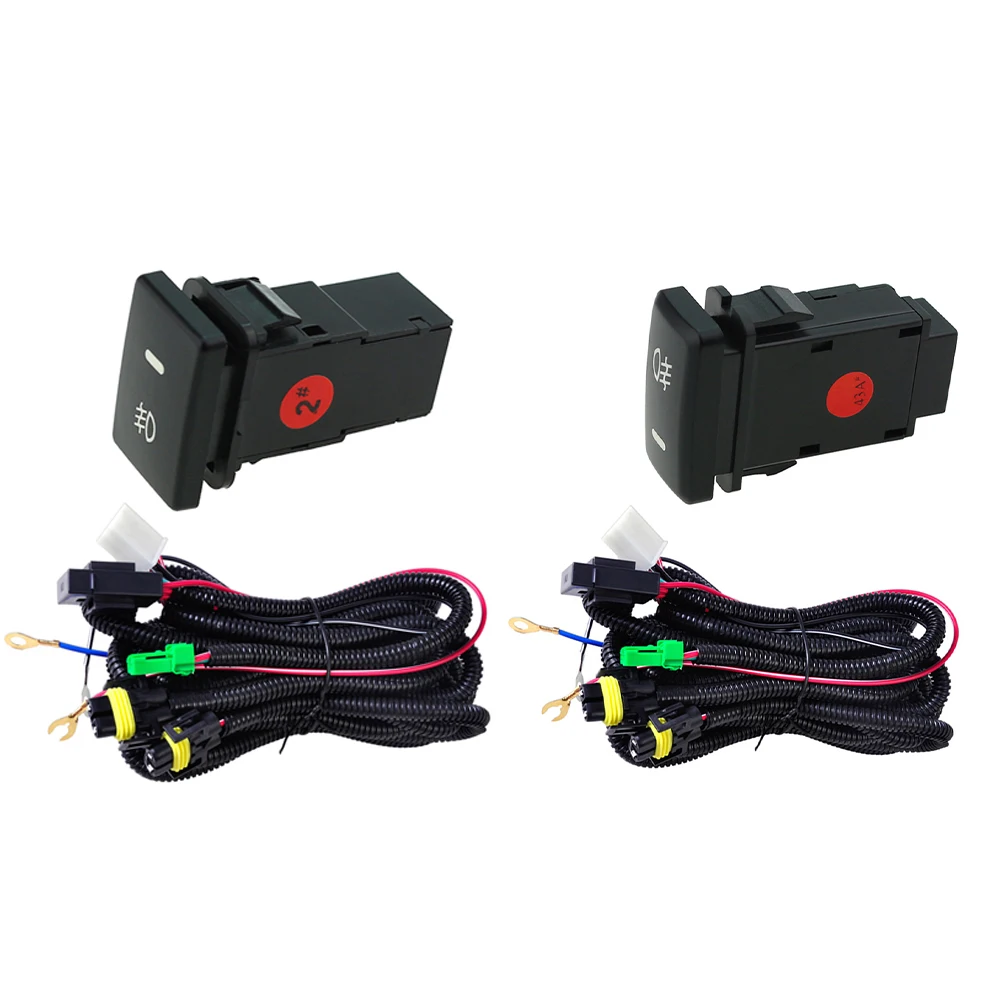 H8/H11/880/881 Indicator Switch Relay Kit 12V On/Off Switch LED Indicator Power Relay