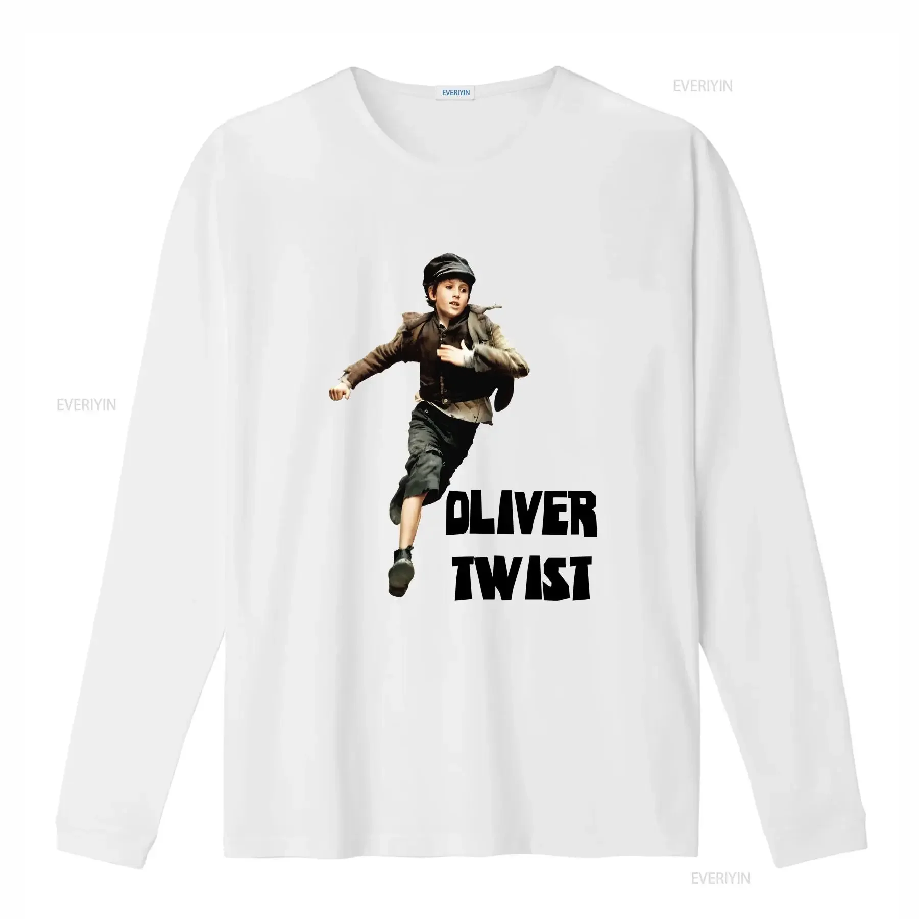 Oliver Twist T Shirt vintage Washed Soft Top For Everyday Wear Versatile Breathable Comfortable Casual graphic Stretched homme