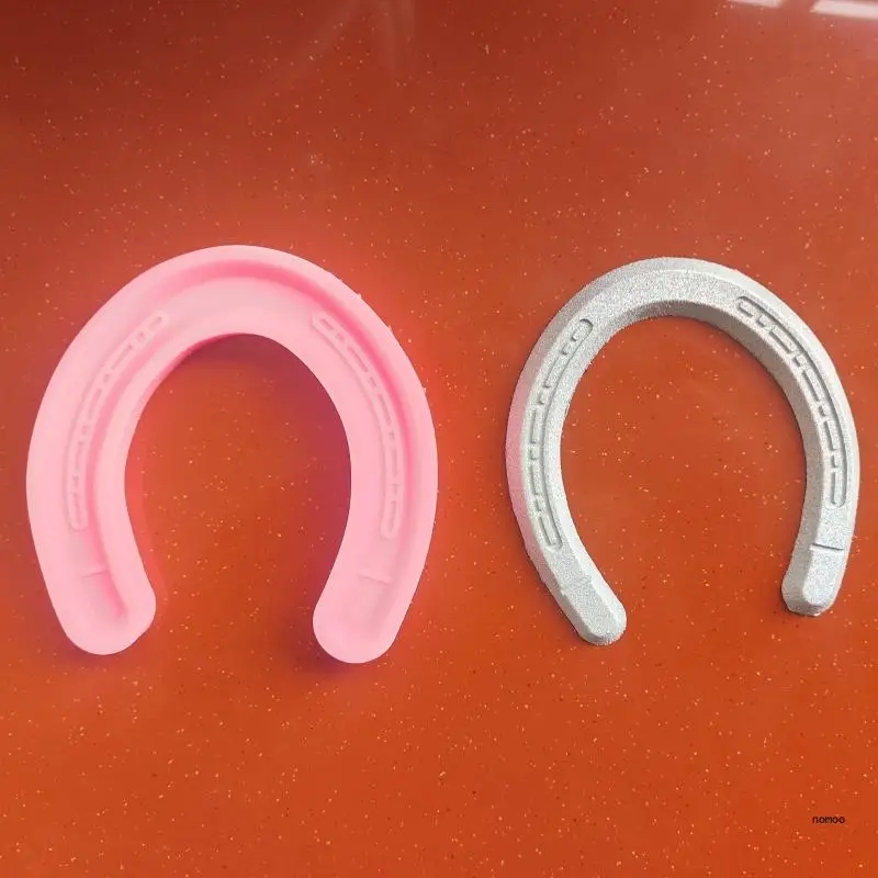 Handmade Horseshoe Ornaments Epoxy Resin Mold Cake Decorating Tools Silicone Mould DIY Crafts Jewelry Ornaments