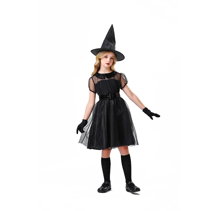 

Halloween Children Cosplay Witch Performance Costume