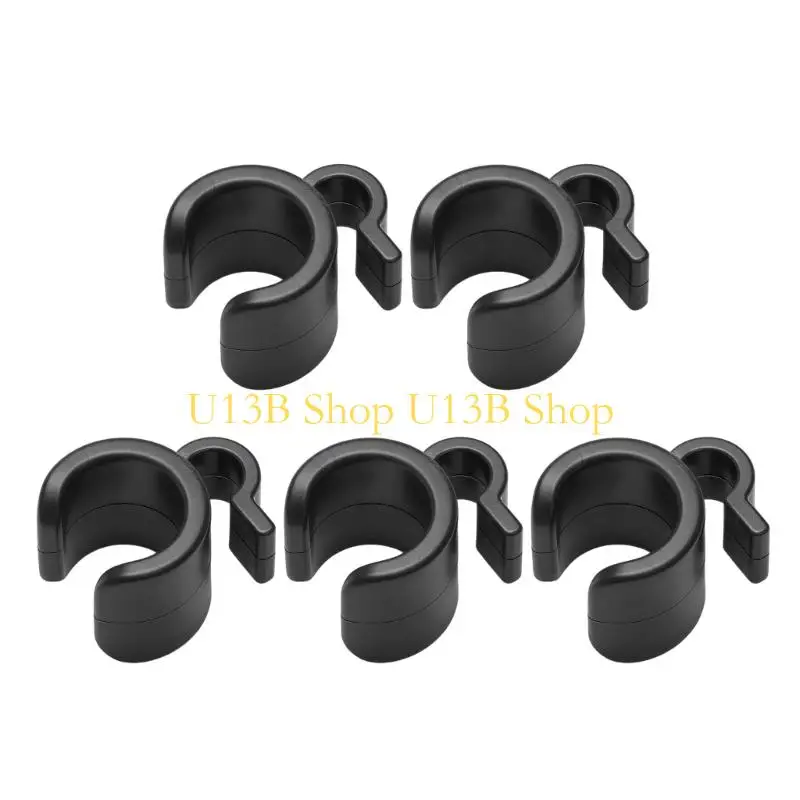 U13B 5PCS Cable Organizers Clips Keep Auditory Video Lines Tidy on Tripods Mounts Microphones Mobile Devices 20mm/25mm