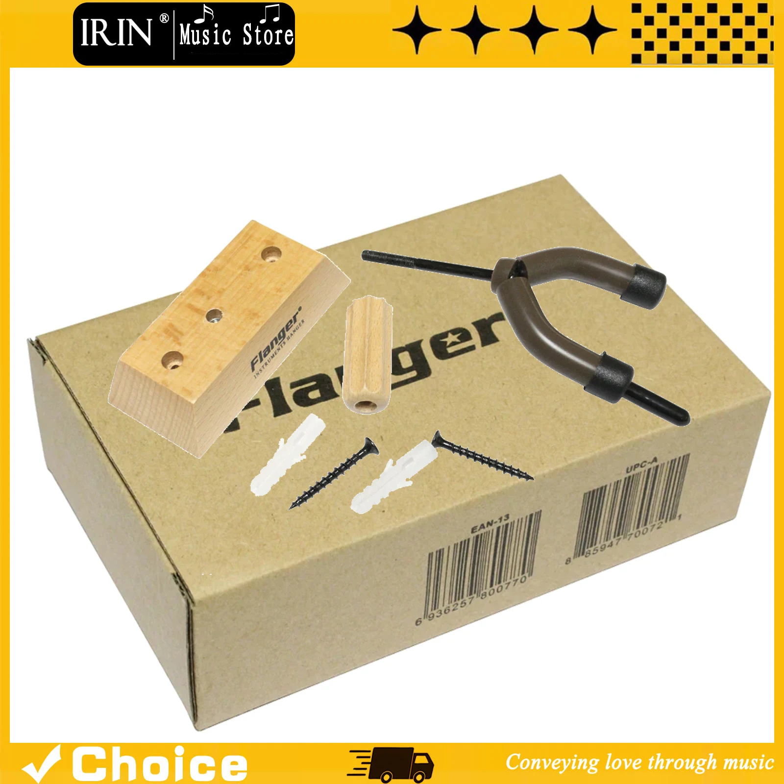 Suporte de Parede para Violino, Gancho de Parede, Suporte para Violino, Viola, Guitarra, Bandolim, Banjo, Ukulele, Suporte de Pescoço