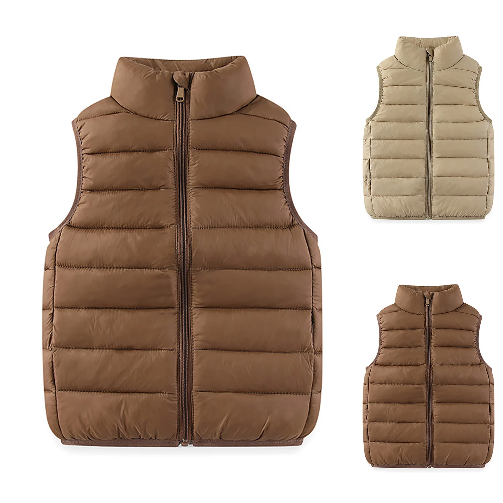 

Girls Light Winter Jacket Boys And Girls Vest Jacket Comfortable Padded Warm Vest Vest Girl Jacket Infant Coat Girls