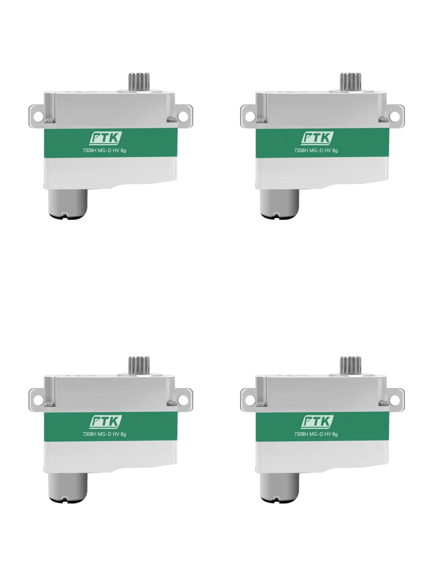 PTK 7308Hmicro Servo 8g Großhandel digitales Metallzahn-Metallgehäuse Modellflugzeug DLG, F5B F5L F3D F3KGlider Flugzeug 2S Servo 6