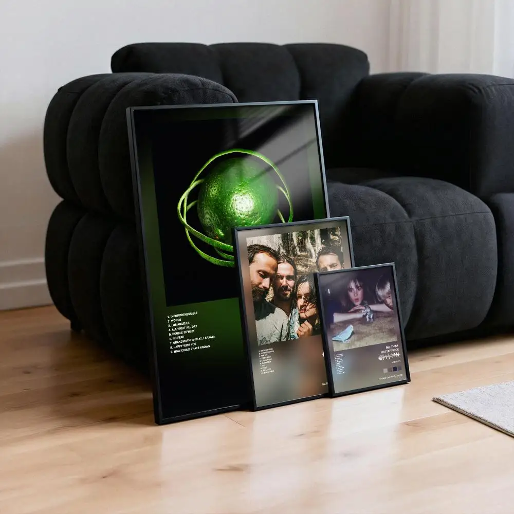 Big Thief Poster Peelable Self-Adhesive Album Cover Poster Stickers, Frameless Wall Art for Singer Band Pop Rap Bedroom