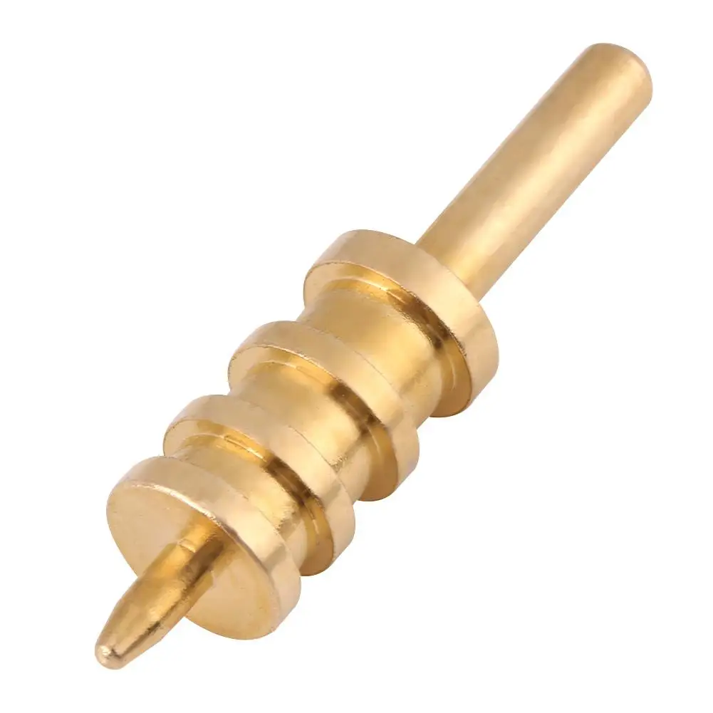 レザーバーニッシャー真鍮スリッカー - 真鍮ヘッド付き電気アイロン、DIY レザーホットプロセス用はんだごてチップ