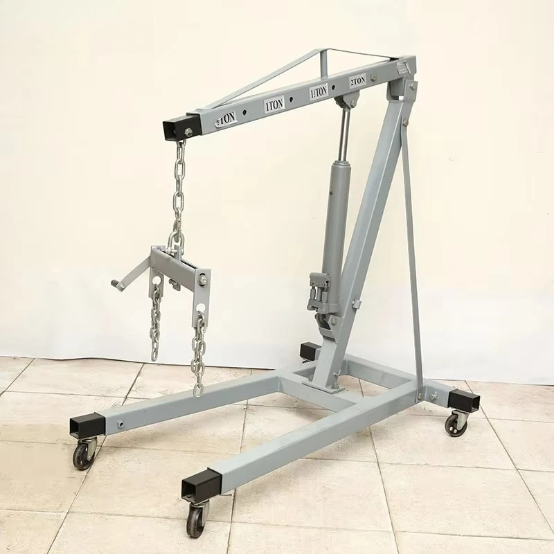 

Car Engine Crane 2T Ton Folding Mobile Crane Engine Suspension Crane Hydraulic Lifting