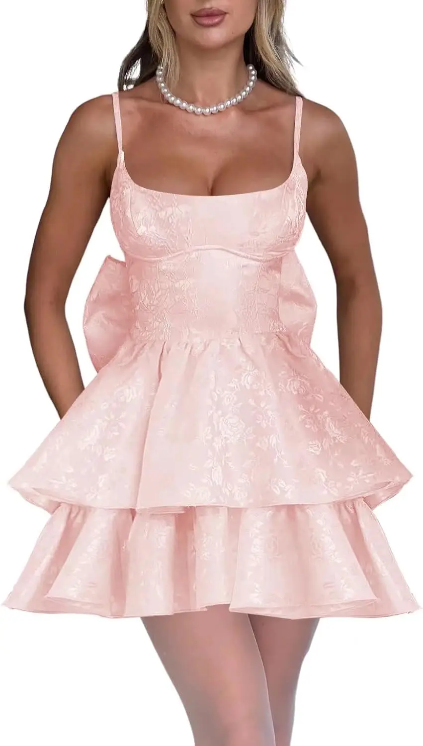 Women's Cowl Neck Bridesmaid Dresses, Long Slit, Spaghetti Straps, A-line Chiffon Formal Dresses with Pockets, Evening Dress