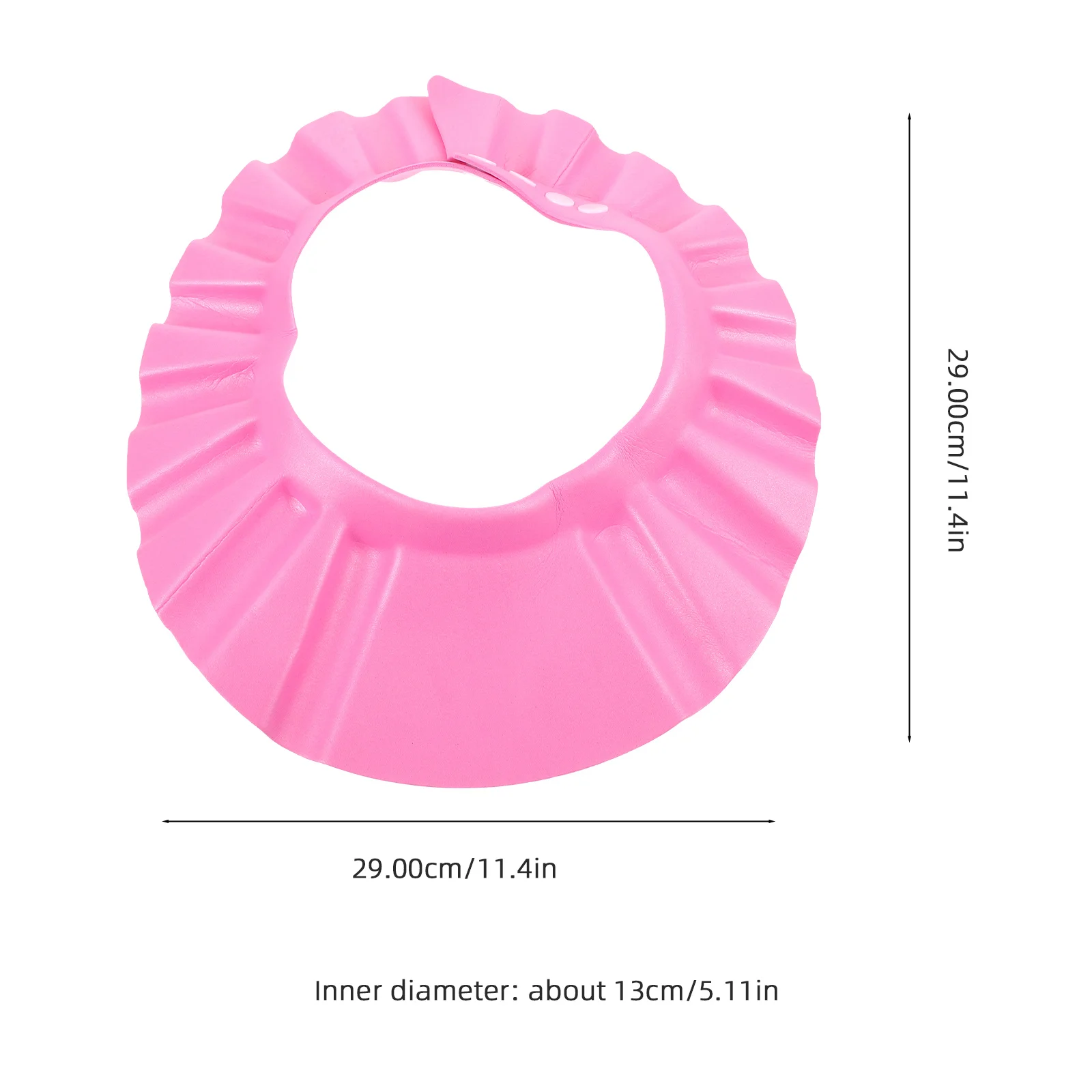 Ultra-light EVA Waterproof Baby Kids Shower Bathing Shampoo Hat (Pink) Baby Shower Cap Baby Shampoo