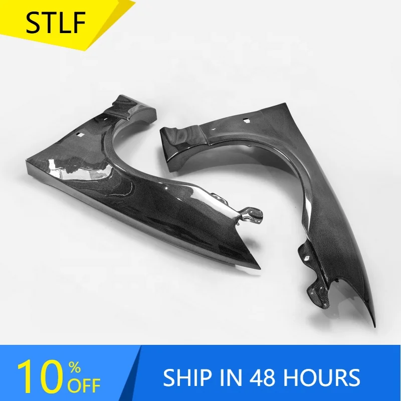 

STLFCarbon Fiber Car Parts for Nissans Skyline R33 GTR BCNR33 RFs Style Front Wide Vented Carbon Fiber Fender