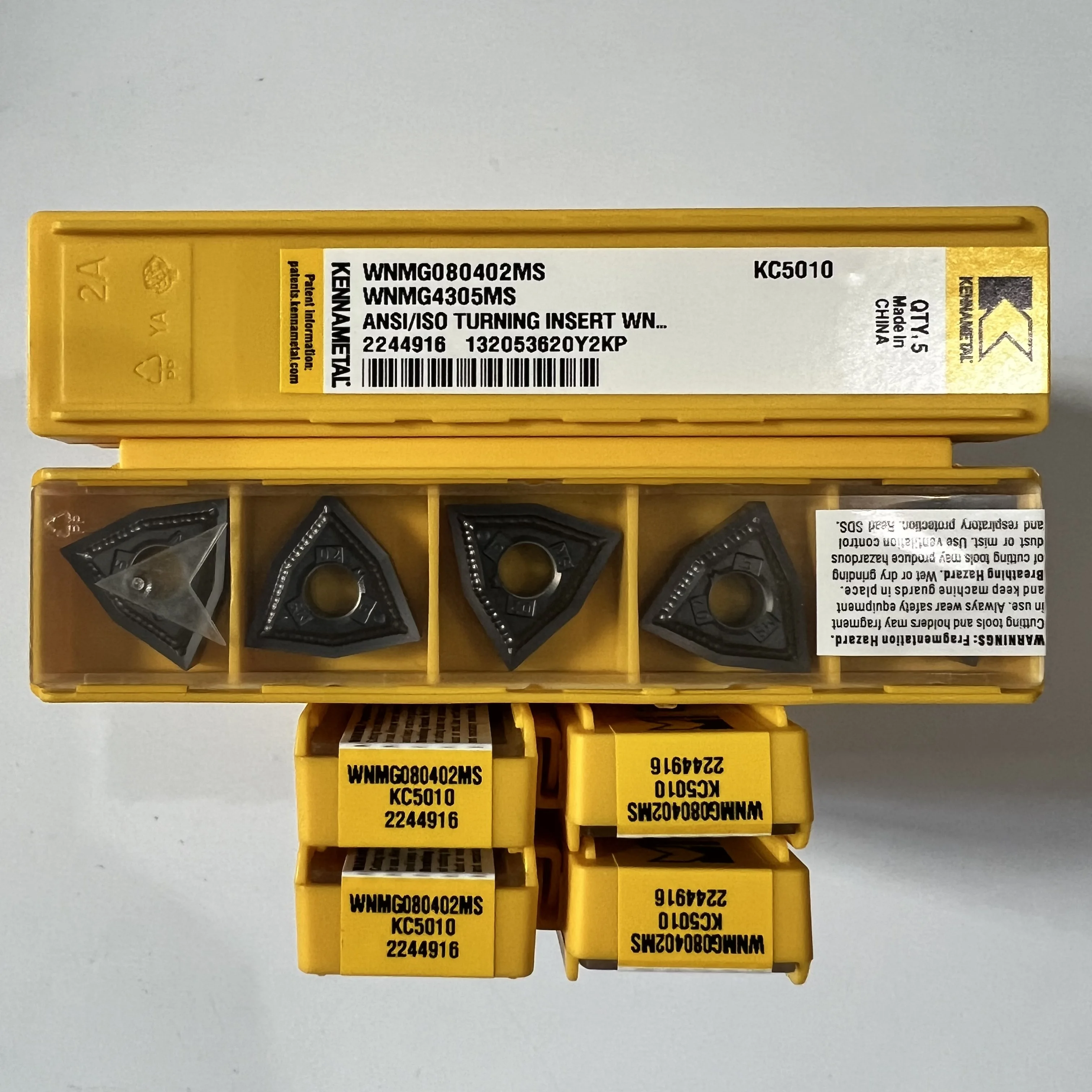 

5PCS CNC blade WNMG080402MS KC5010