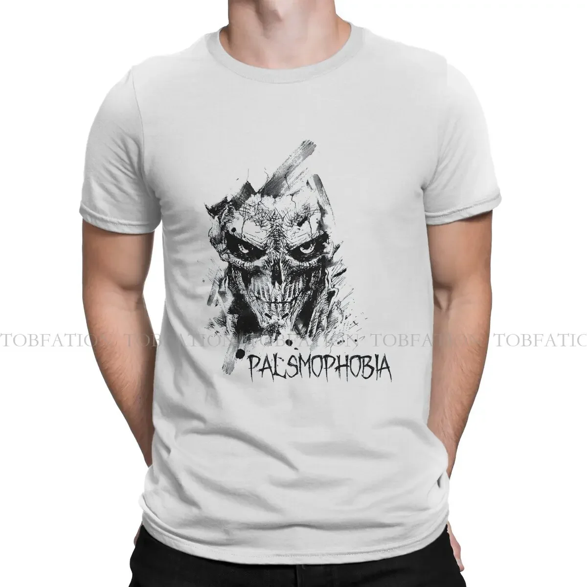 Scare Fashion TShirts Phasmophobia Game Male Graphic Pure Cotton Streetwear T Shirt Round Neck